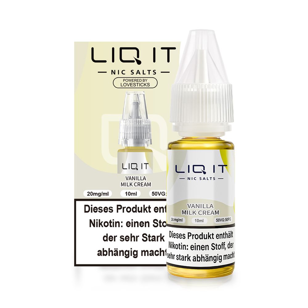 10x LIQ IT Liquid - Vanilla Milk Cream
