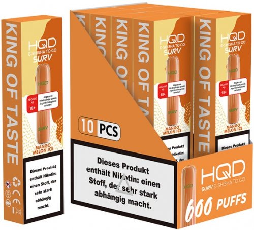10 x HQD Surv - Mango Melon