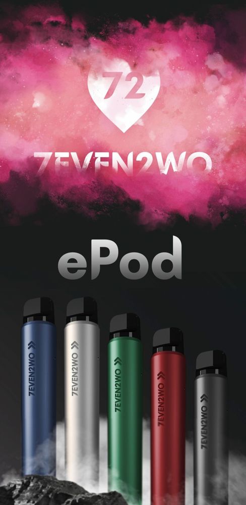10 x 7EVEN2WO EPOD - 550 mAh battery