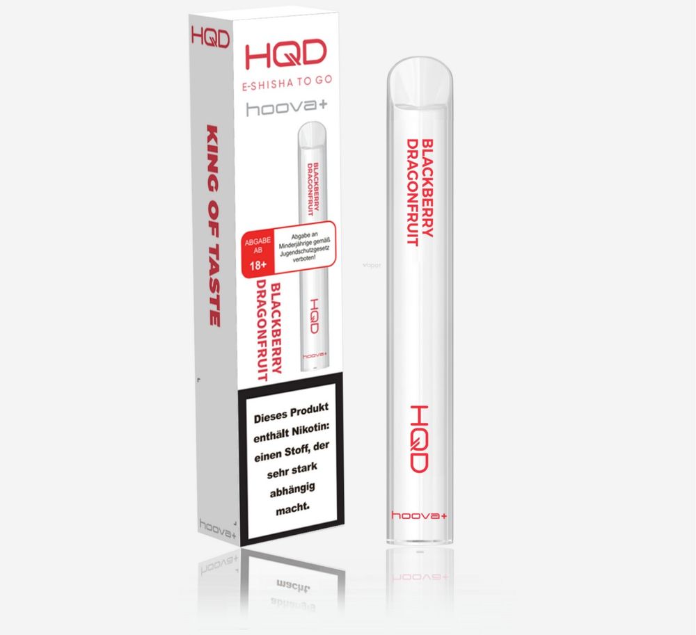 10x HQD Hoova+ - Blackberry Dragonfruit - 20 mg/ml Nikotin