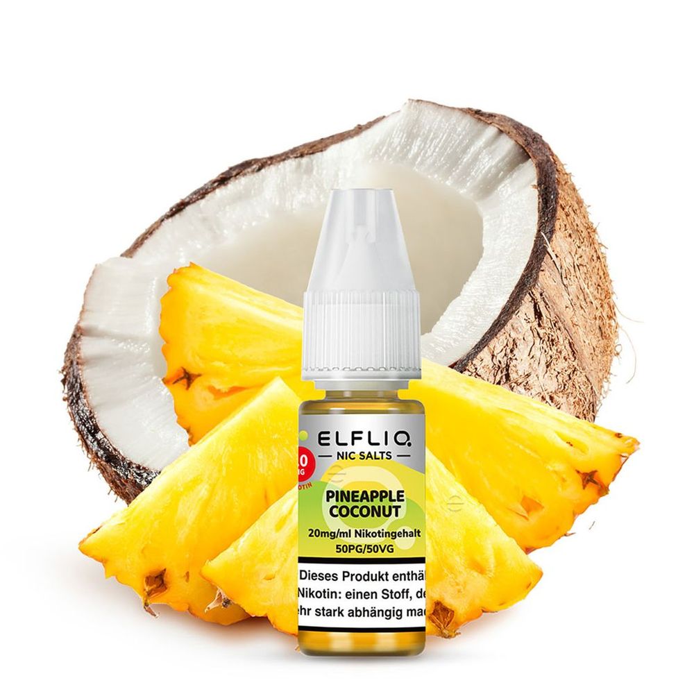 10x Liquid Pineapple Coconut - Elfliq by Elf Bar