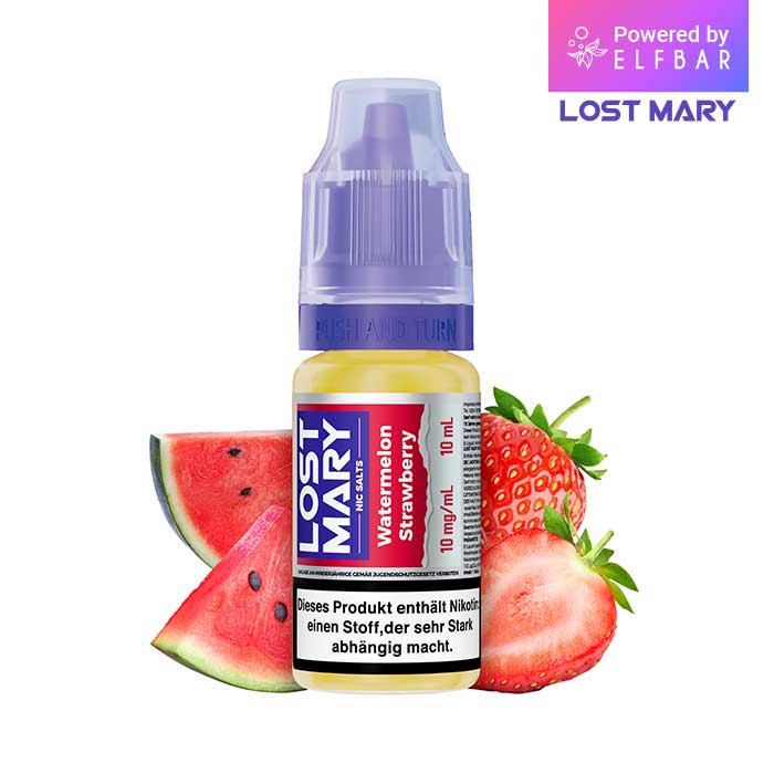 10x Elfbar Lost Mary Liquid Watermelon Strawberry 10ml