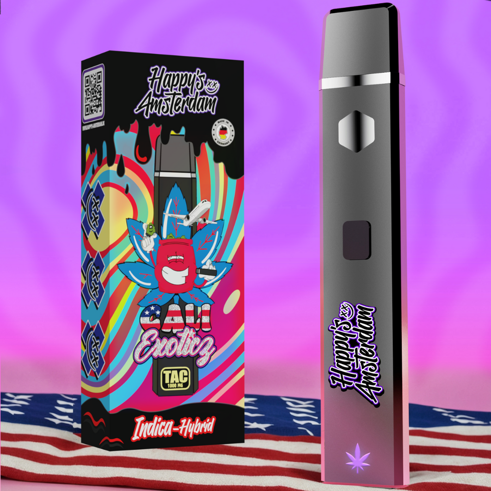10x Happy's Amsterdam - TAC Einweg Vape - Cali Exoticz