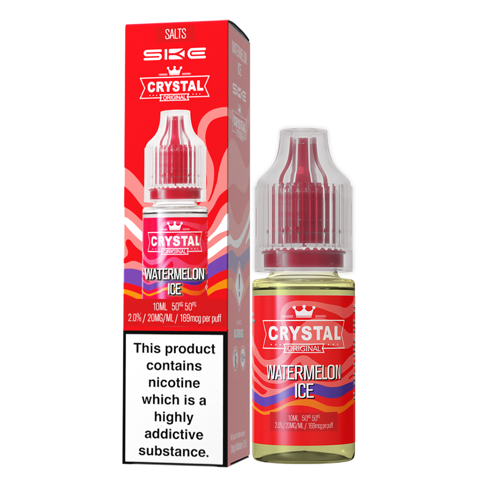 10x SKE Crystal Liquid - Watermelon Ice - 10ml Nikotinsalzliquid