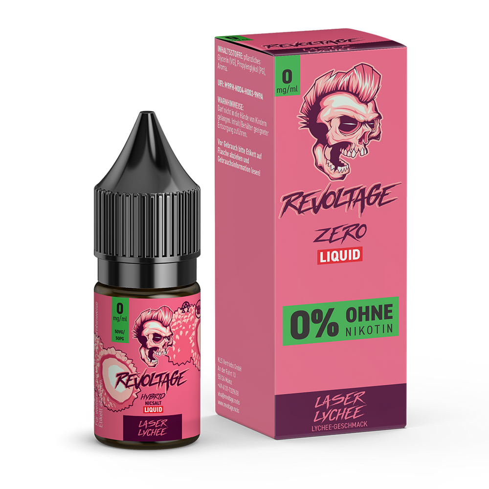 15x Revoltage - Laser Lychee  - 10ml Nikotinsalz Liquid