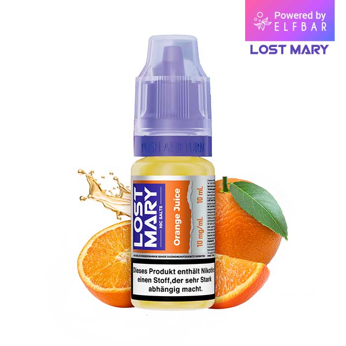 10x Elfbar Lost Mary Liquid Orange Juice 10ml