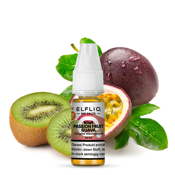 10x Liquid Kiwi Passion Fruit Guava - Elfliq by Elf Bar