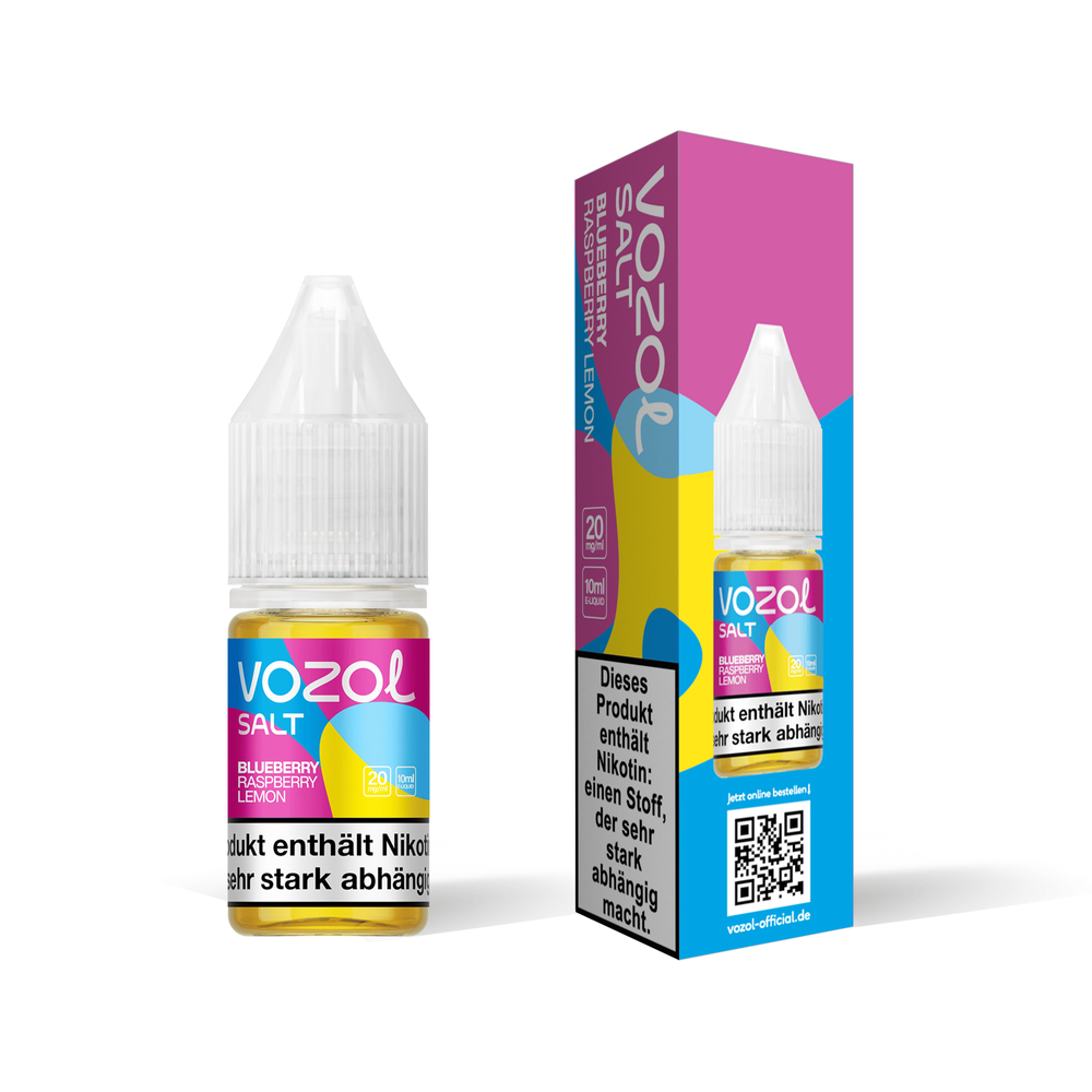 10x Vozol Liquid - Blueberry Raspberry Lemon - 10ml