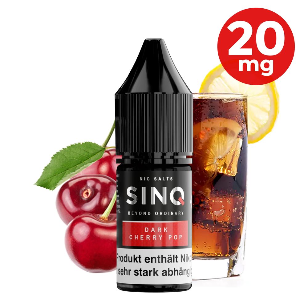 5x SINQ Liquids Dark Cherry Pop 10ml