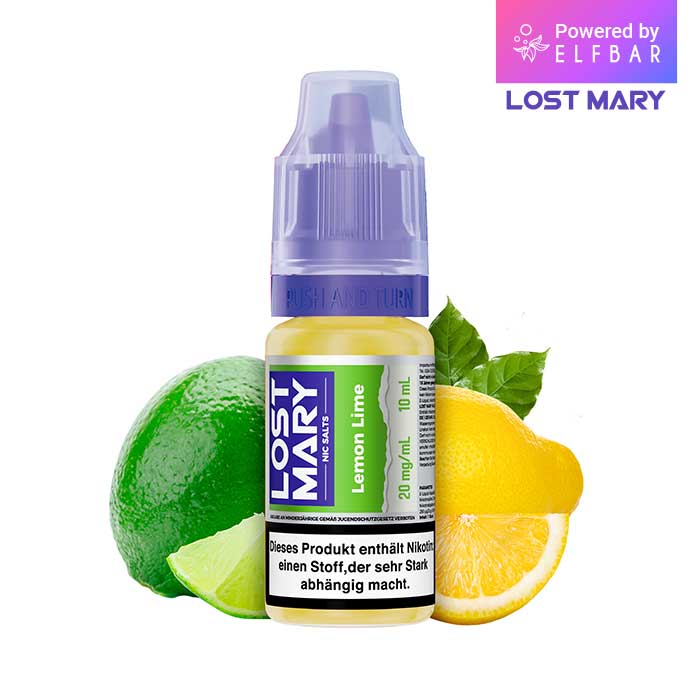 10x Elfbar Lost Mary Liquid Lemon Lime 10ml