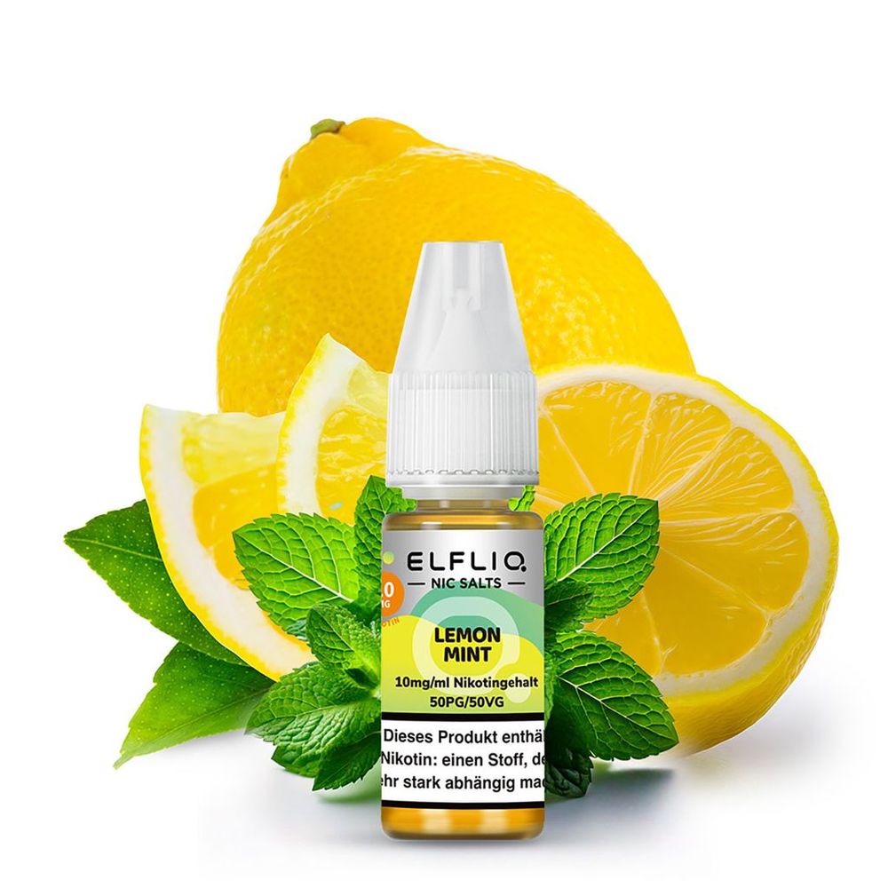 10x Liquid Lemon Mint - Elfliq by Elf Bar