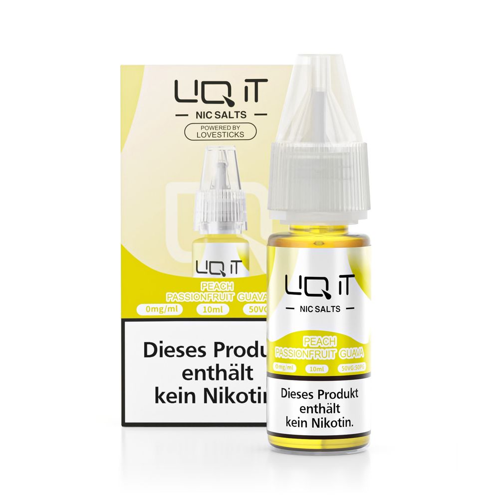 10x LIQ IT Liquid - Peach Passionfruit Guava