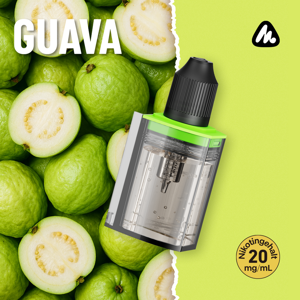 5x Mevol S Refill Container - Guava - 20mg/ml - 10ml