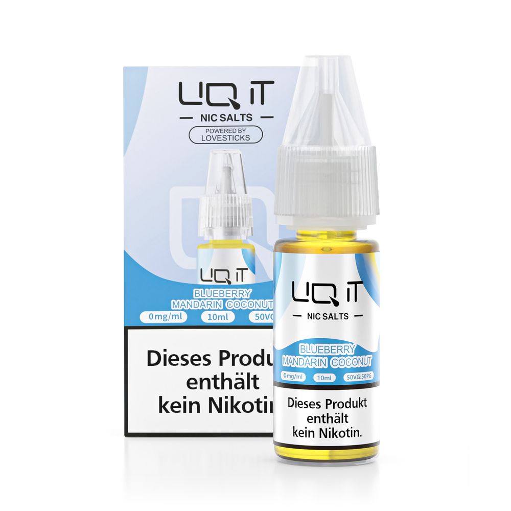 10x LIQ IT Liquid - Blueberry Mandarin Coconut