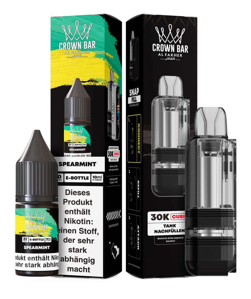5x Al Fakher Cubic 30K Pod Spearmint