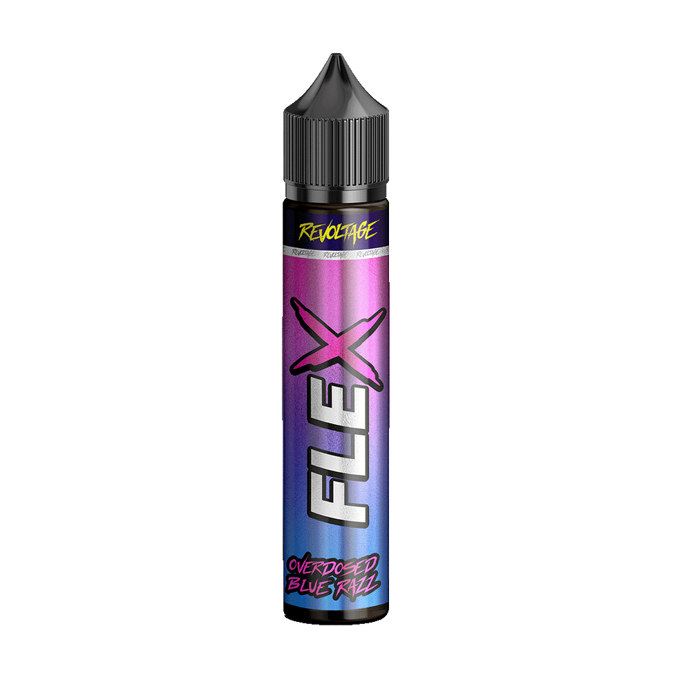 15x Revoltage FLEX Overdosed - Blue Razz - 7ml Aroma