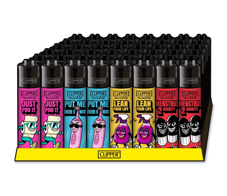 48x Clipper Reibrad Drug Store nachfüllbar