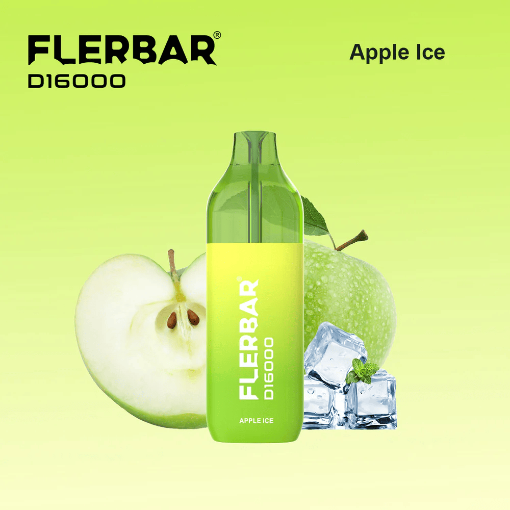 10x Flerbar D16000 Apple Ice 2ml + 10ml