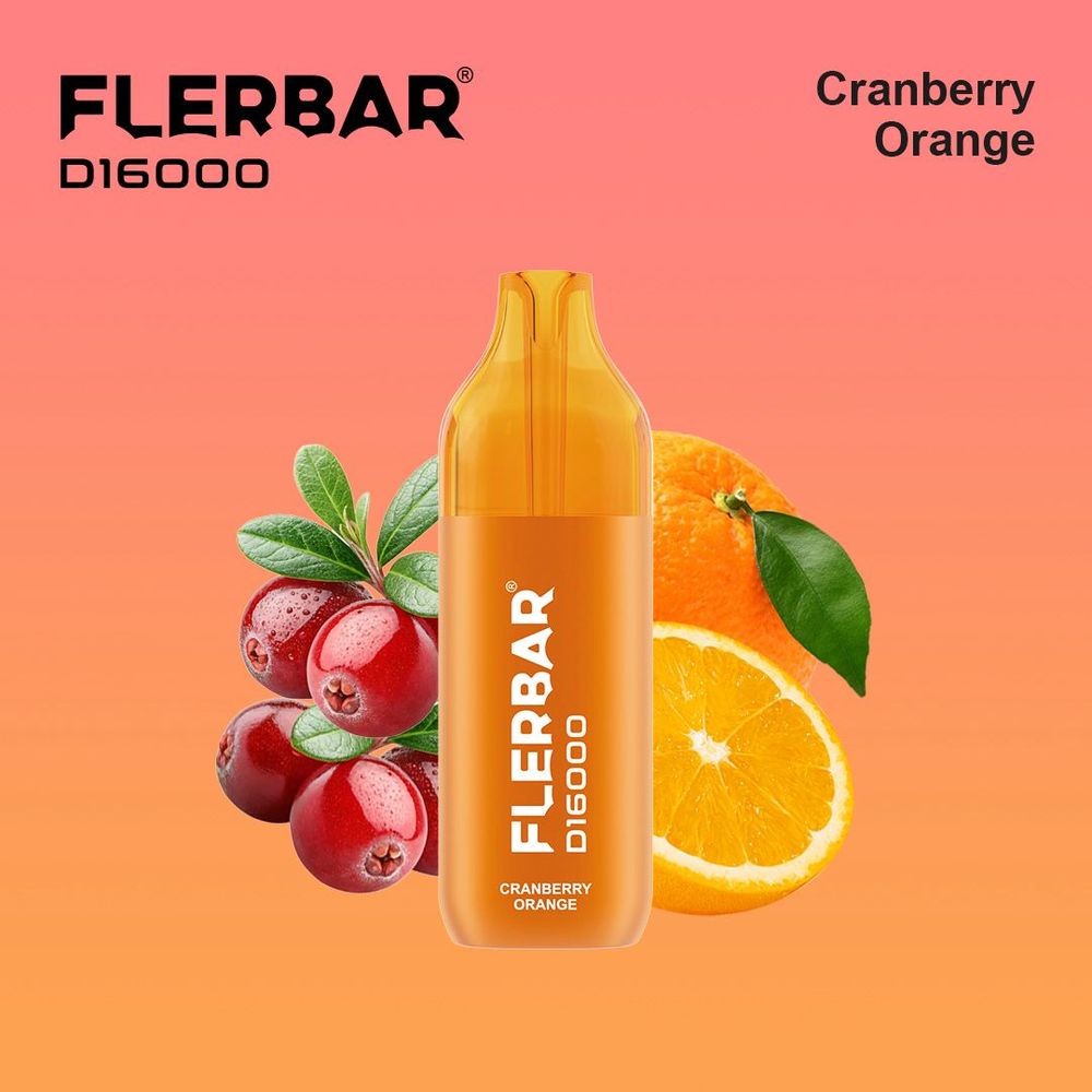 10x Flerbar D16000 Cranberry Orange 2ml + 10ml