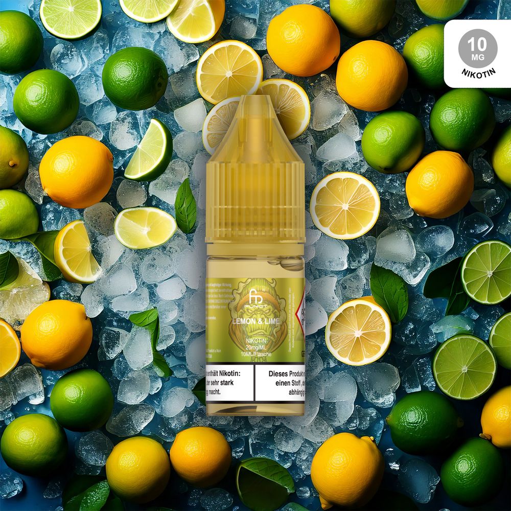 10x RandM Liquid - Lemon Lime - 10ml