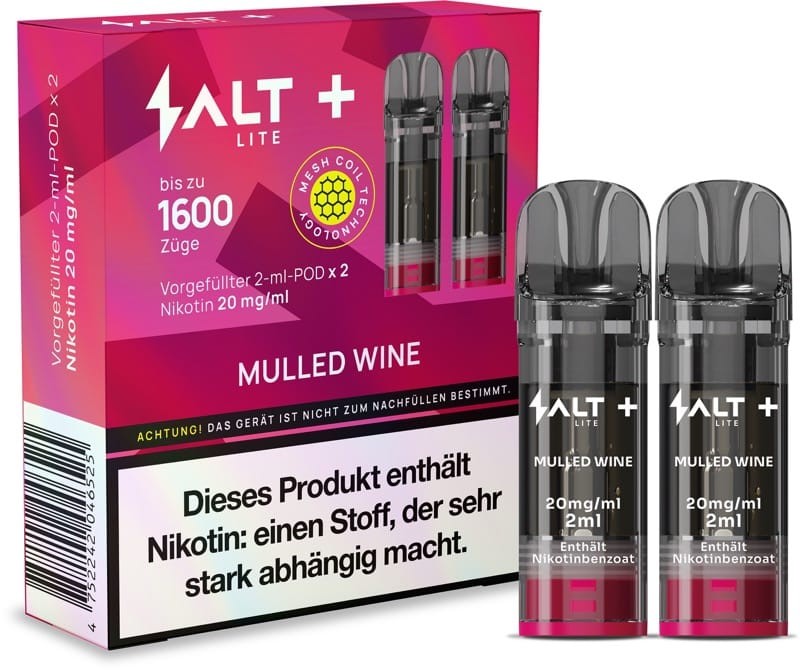 10x SALT Plus Lite Pods Mulled Wine 20mg/ml