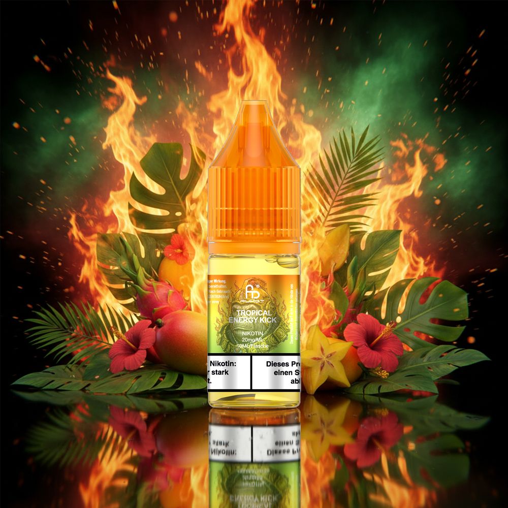 10x RandM Liquid - Tropical Energy Kick - 10ml