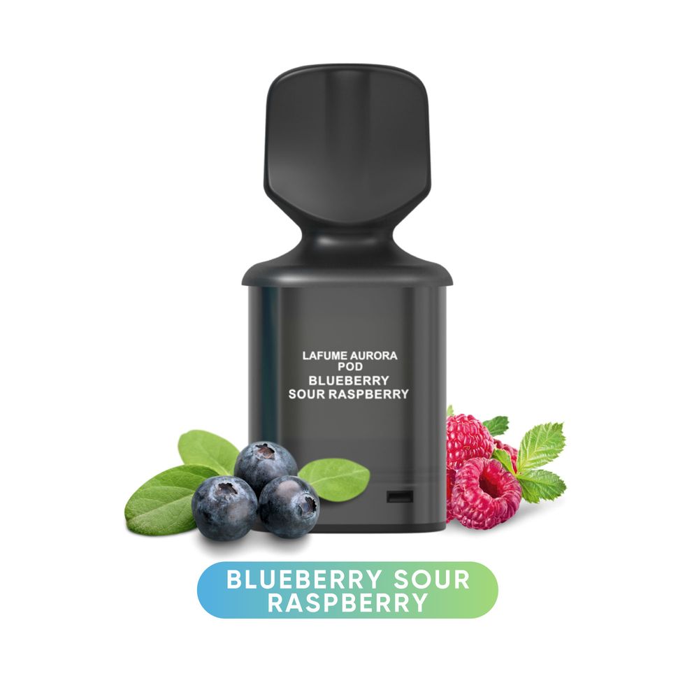 10x Lafume Aurora Pod - Blueberry Sour Raspberry 20mg Nikotin