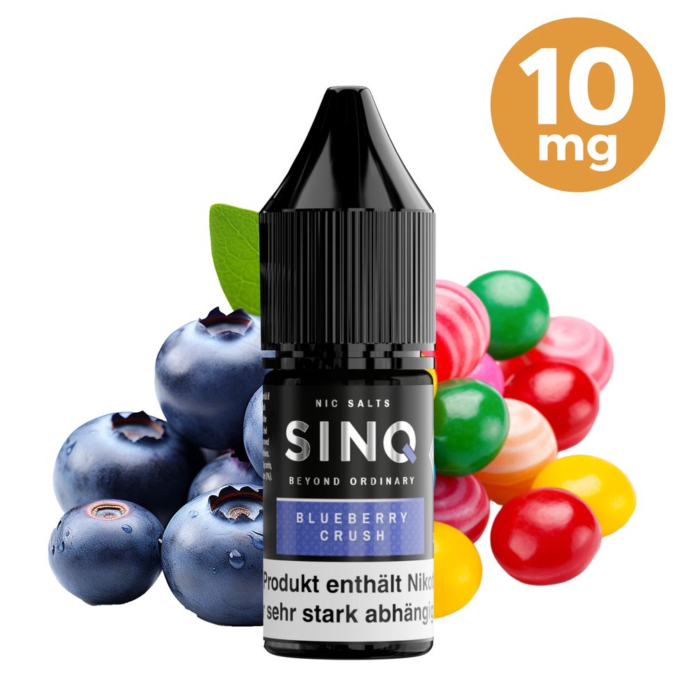 5x SINQ Liquids Blueberry Crush 10ml