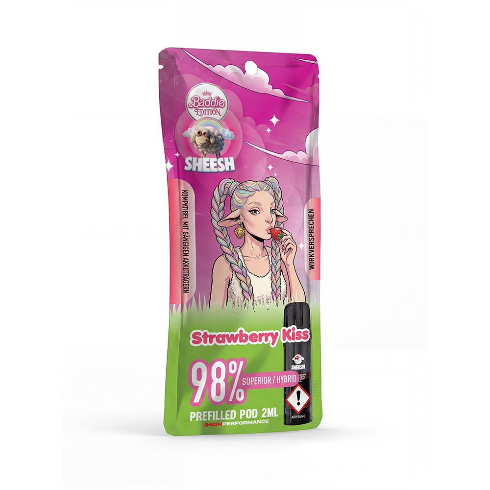 10x SHEESH - H3 Superior Pod - Strawberry Kiss (Baddie Edition) - 2ml
