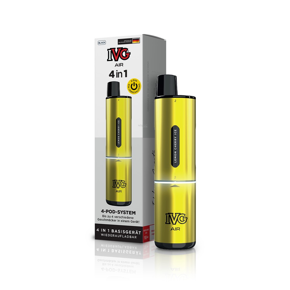 10x IVG Air 4in1 - 1100mAh Device - Farbe: Yellow