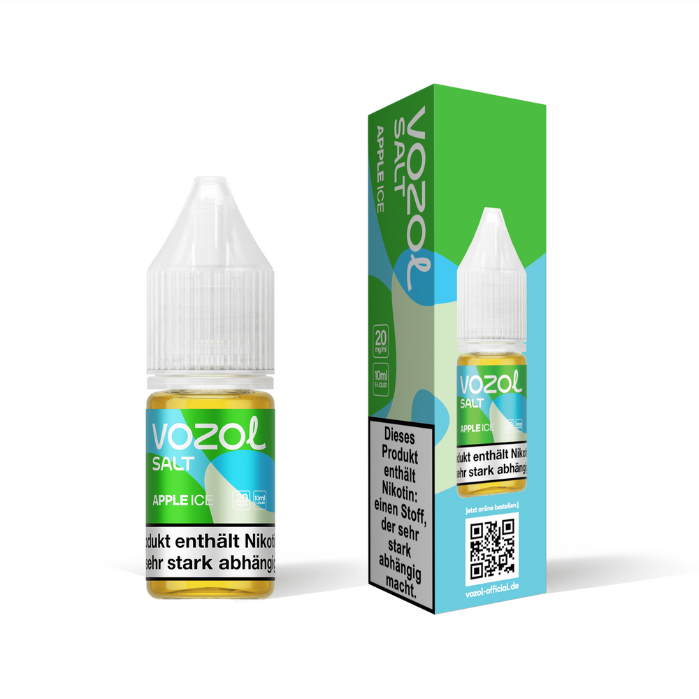 10x Vozol Liquid - Apple Ice - 10ml