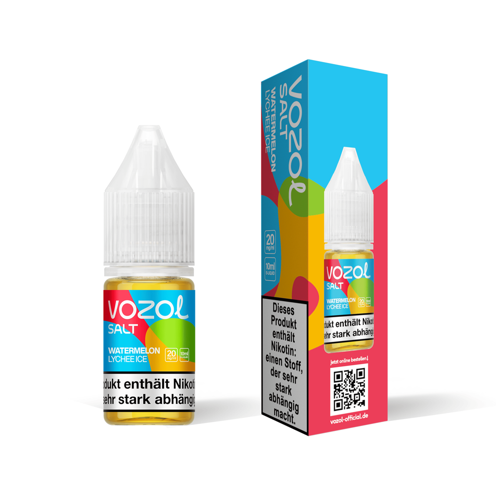 10x Vozol Liquid - Watermelon Lychee Ice - 10ml