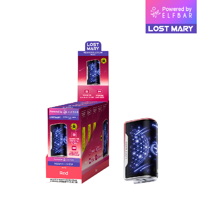 5x Lost Mary Nera 15K Akkuträger Farbe: Red