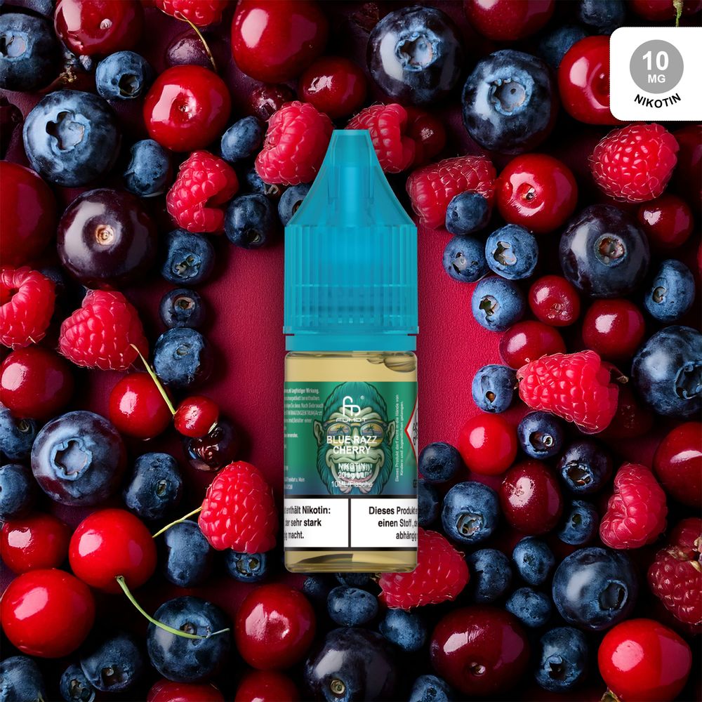 10x RandM Liquid - Blue Razz Cherry - 10ml