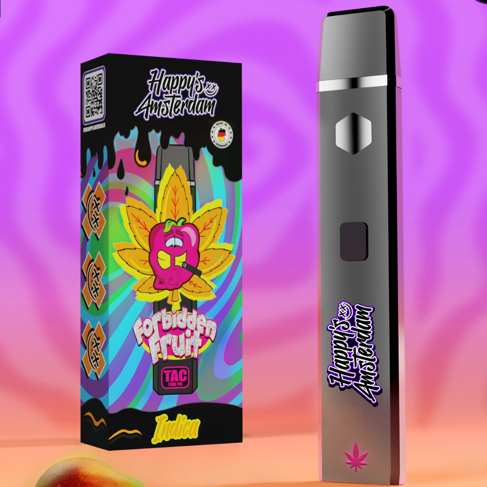 10x Happy's Amsterdam - TAC Einweg Vape - Forbidden Fruit