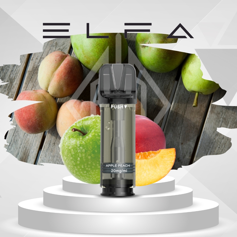 10x ELFBAR ELFA Apple Peach 20mg Nikotin 2er Pack