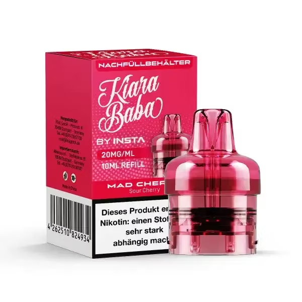 5x KIARABABA - 10ml Pod - Mad Cherry
