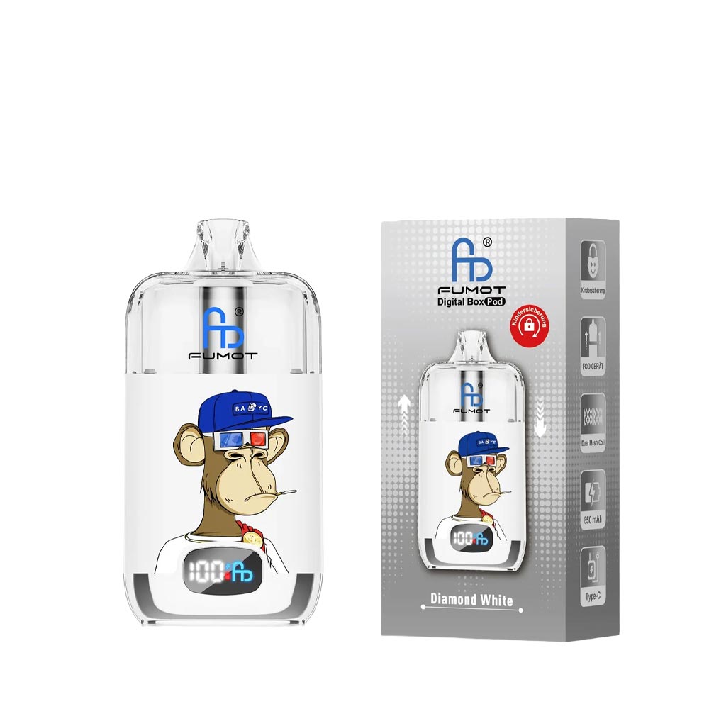 10x Fumot Digital Box Pod Kit - Farbe: Diamond White