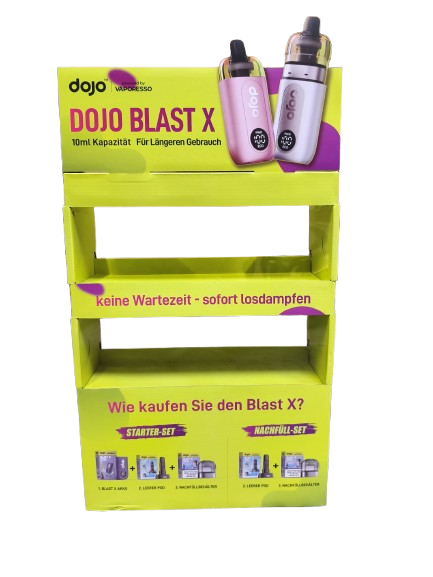 Dojo Blast X Thekenaufsteller