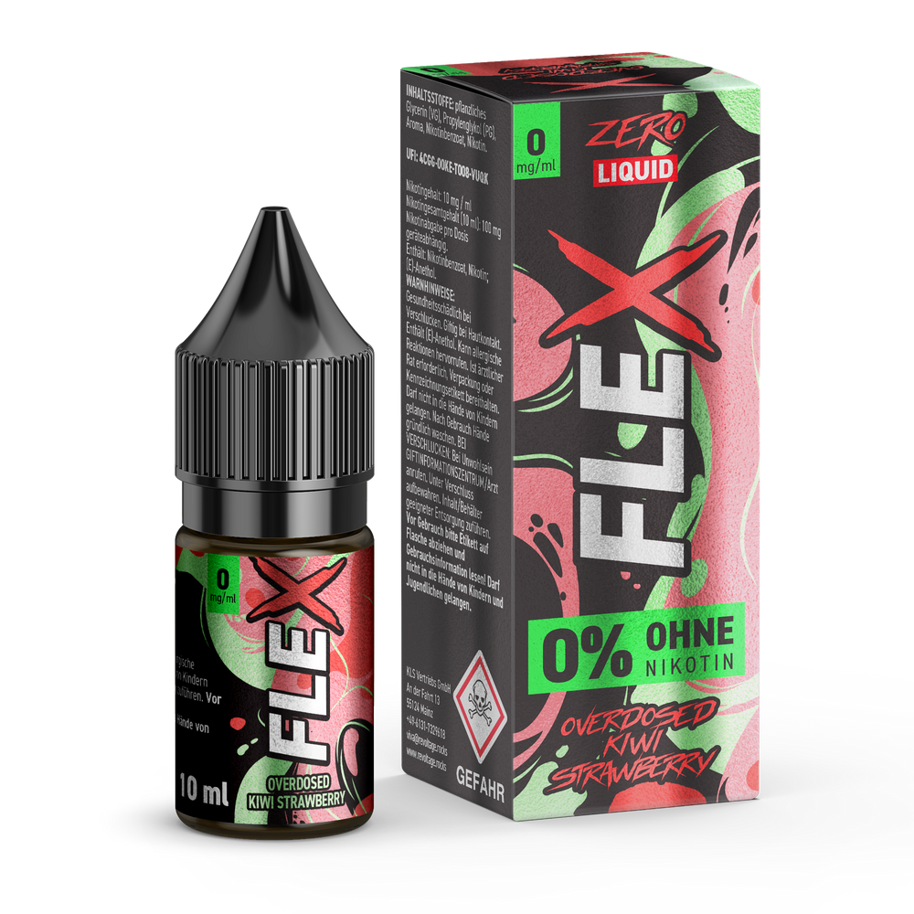 15x Revoltage Flex Overdosed - Kiwi Strawberry - Nikotinsalz Liquid