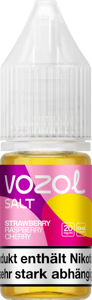 10x Vozol Liquid - Strawberry Raspberry Cherry - 10ml