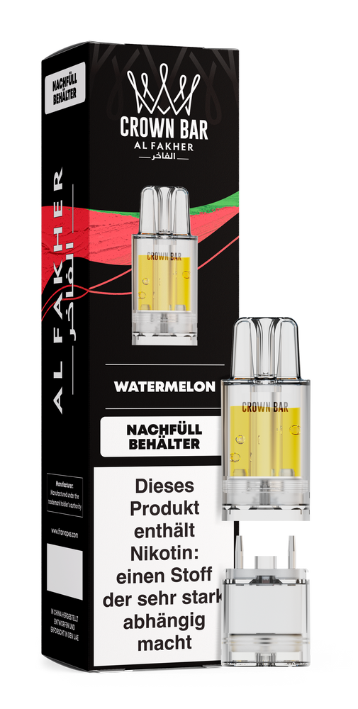 5x Al Fakher 12K PRO MAX Pod - Watermelon - 20mg Nikotingehalt