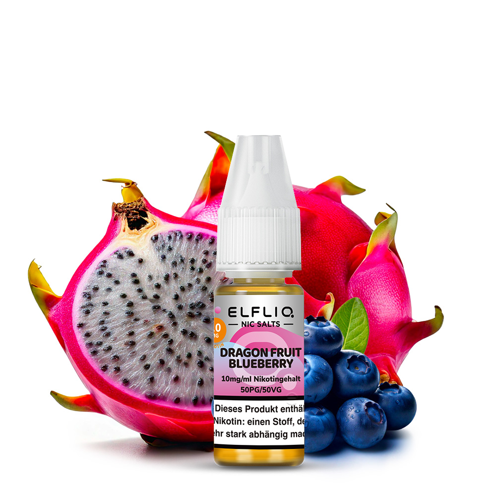 10x Liquid Dragon Fruit Blueberry - Elfliq by Elf Bar