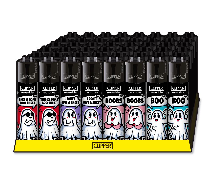 48x Clipper Reibrad Ghosts nachfüllbar