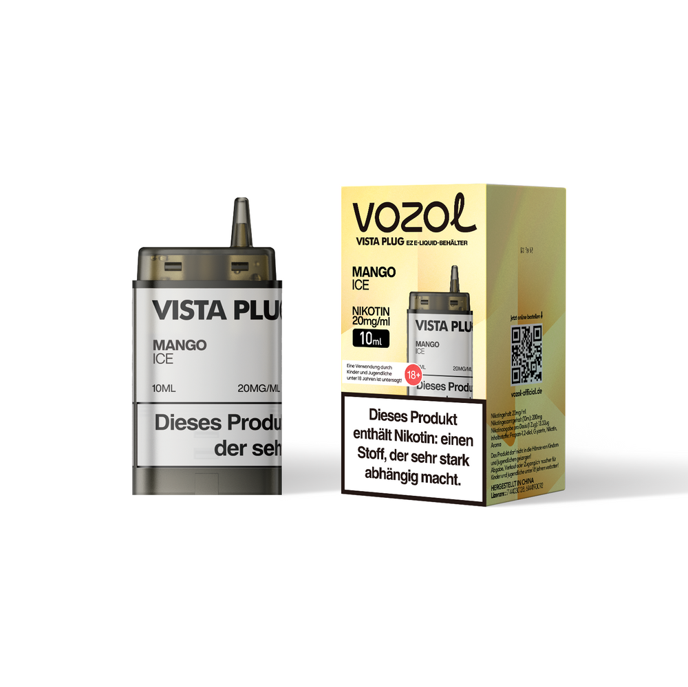 5x Vozol Vista Plug Ez Mango Ice Pod Set