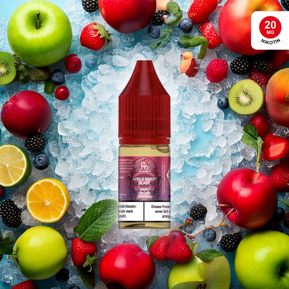10x RandM Liquid - Apple Berry Blast - 10ml