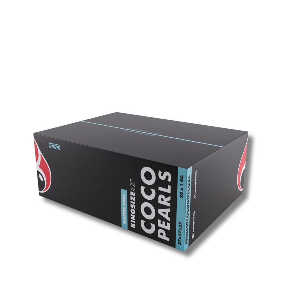 COCOPEARLS - Naturkohle - 20 x 1kg - 27 mm
