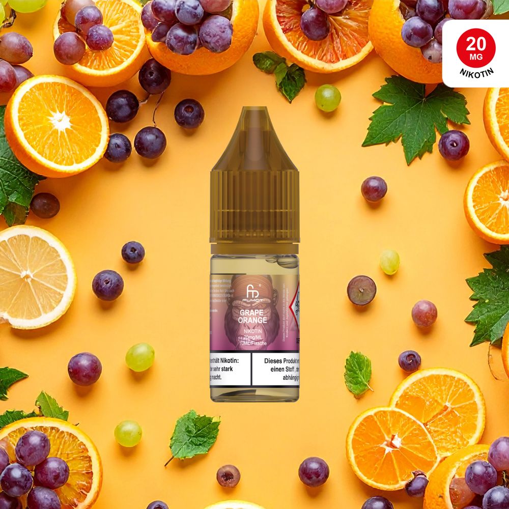 10x RandM Liquid - Grape Orange - 10ml