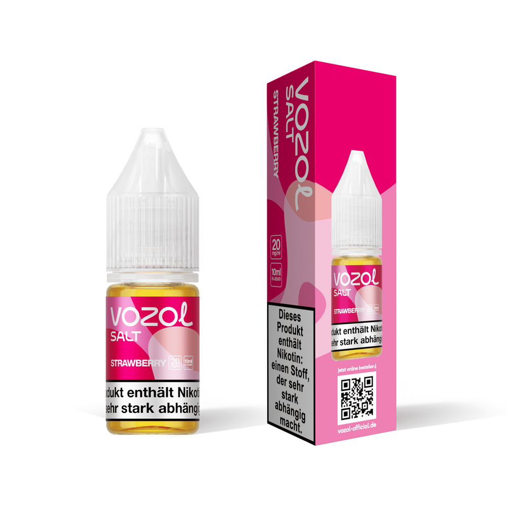 10x Vozol Liquid - Strawberry - 10ml
