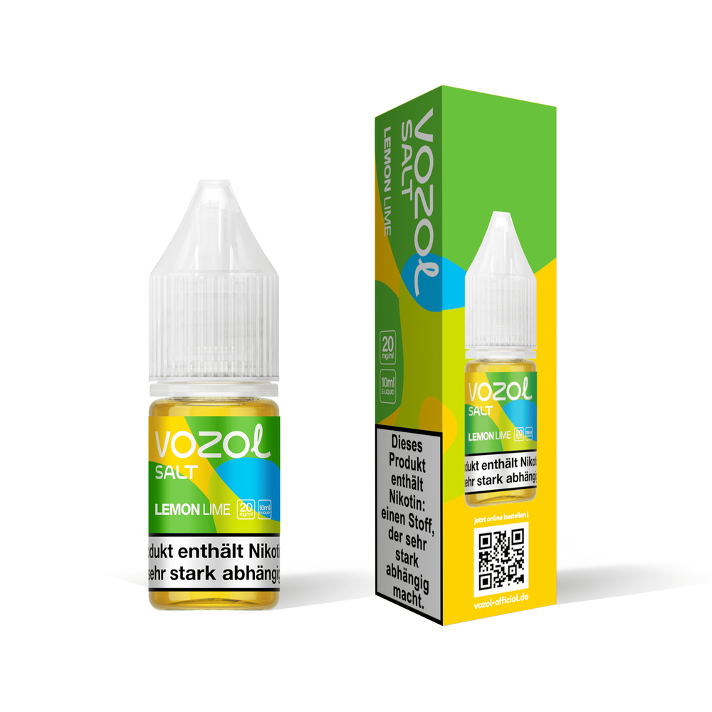10x Vozol Liquid - Lemon Lime - 10ml